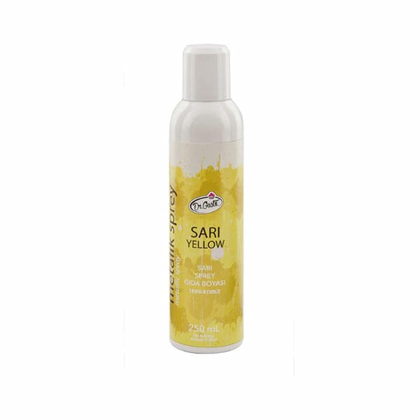 Colorant Alimentar Metalizat Spray 250 ML Galben Yellow Dr Gusto