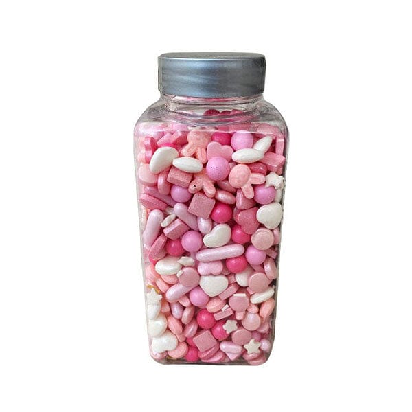 bomboane pentru decor confetti roz 250g, dr gusto 8