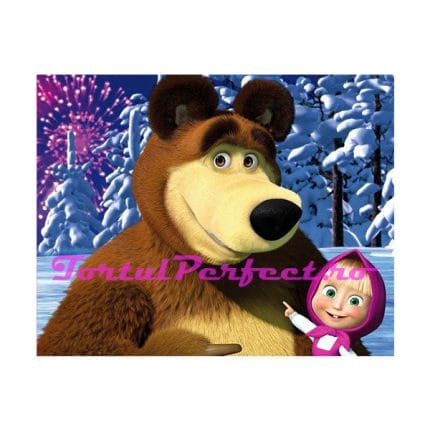 Imagine comestibila “Masha si Ursul”