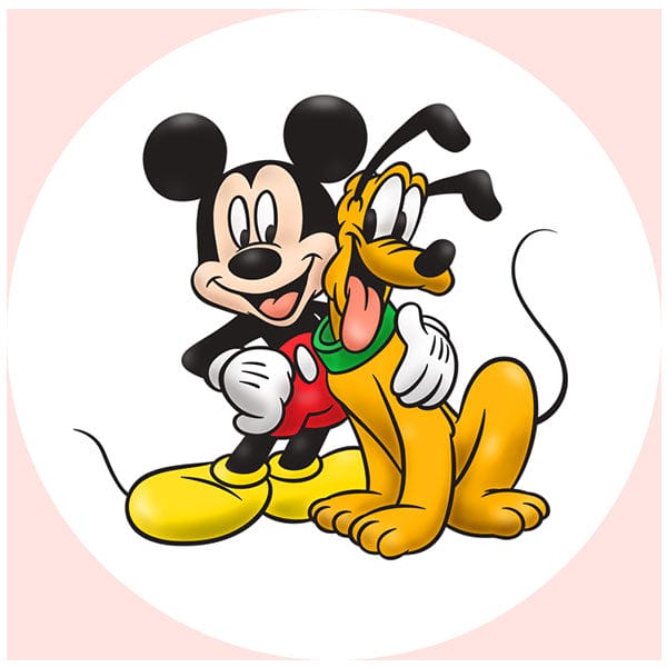 imagine comestibila “mickey mouse si pluto”
