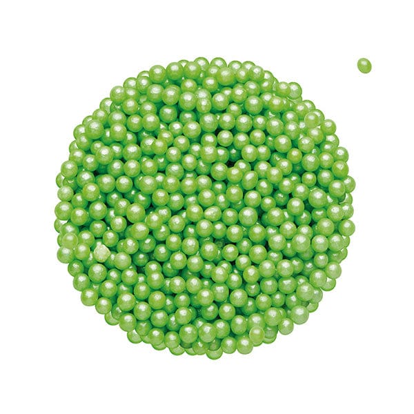 perle din zahar verde deschis 4mm, 90g dr gusto