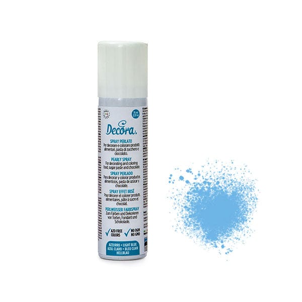 Colorant Alimentar Perlat Spray Ml Albastru Decora Tortul Perfect