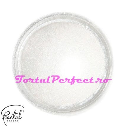 Colorant pudra alb perlat Shine Pearl White, Fractal 10 ml