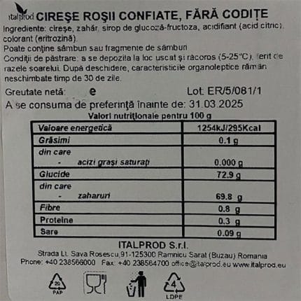 cirese confiate 600g