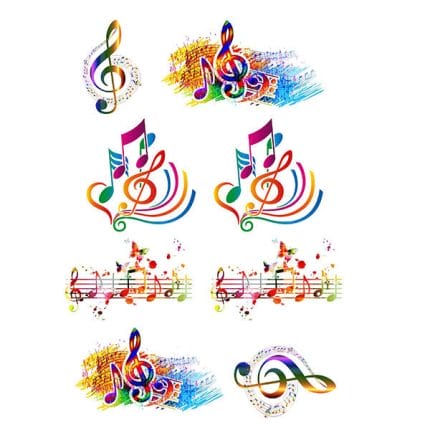Imagine comestibila “Note Muzicale”