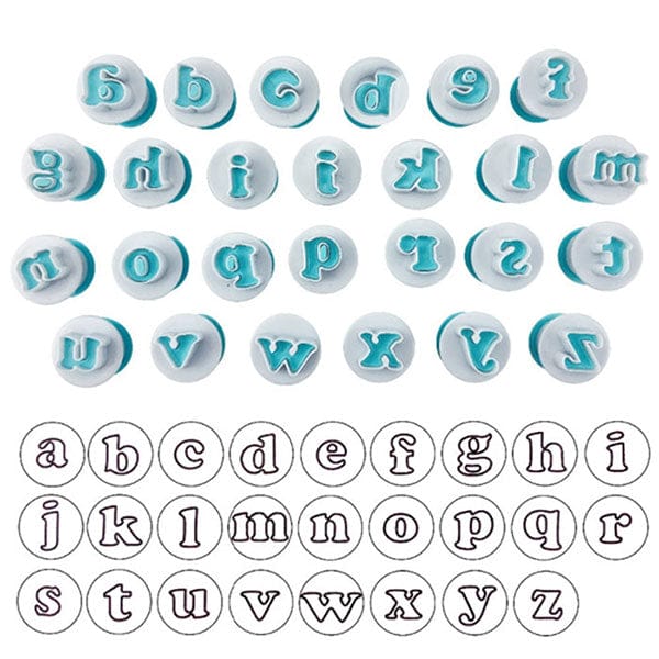 decupator “alfabet, litere mici” cu ejector