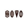 Mix 4 decoratiuni din ciocolata neagra Callebaut 575 buc – Mona Lisa