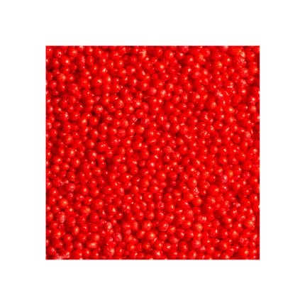 Perle de zahar rosii 1.5 mm, 100 g