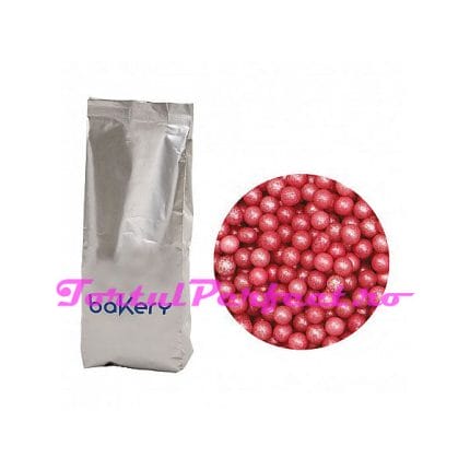 Perle din zahar roz 1 mm 1 kg