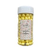 perle din zahar galben 8mm, 90g dr gusto