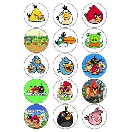 Imagine comestibila “Angry Birds”