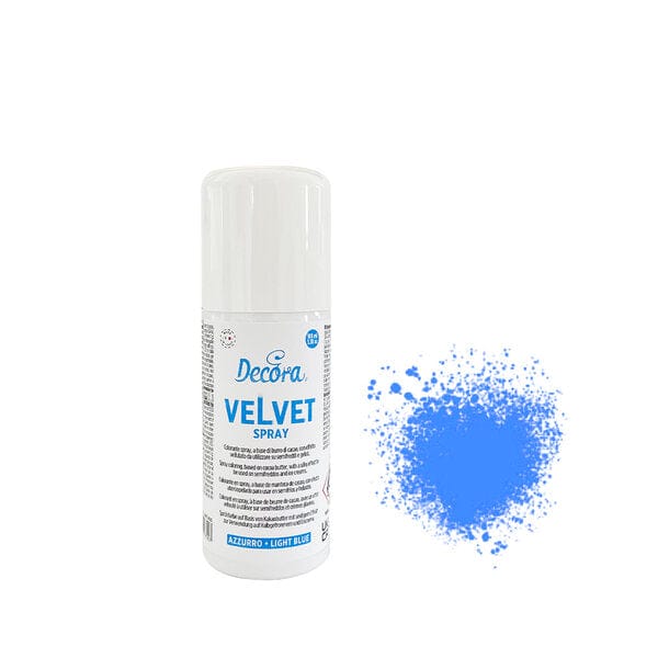 spray colorant albastru catifea 100ml – decora