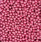 perle din zahar roz metalizat 5mm 2081159