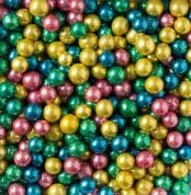 perle de zahar colormix metalizate 7mm decora