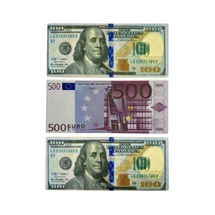 Decoratiuni din zahar Bani EUR USD