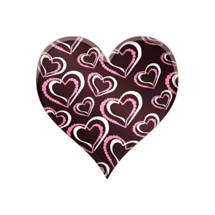 Decoratiune din ciocolata Inima