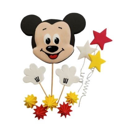 Decoratiune din zahar, Mickey Mouse 2D