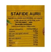 ingrediente stafide aurii deshidratate