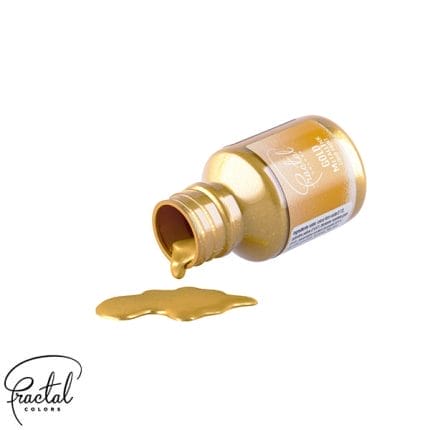 Gold metalic colorant lichid