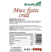 eticheta miez fistic crud 500g 600x600h